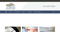 Desktop Screenshot of jcgas.co.uk